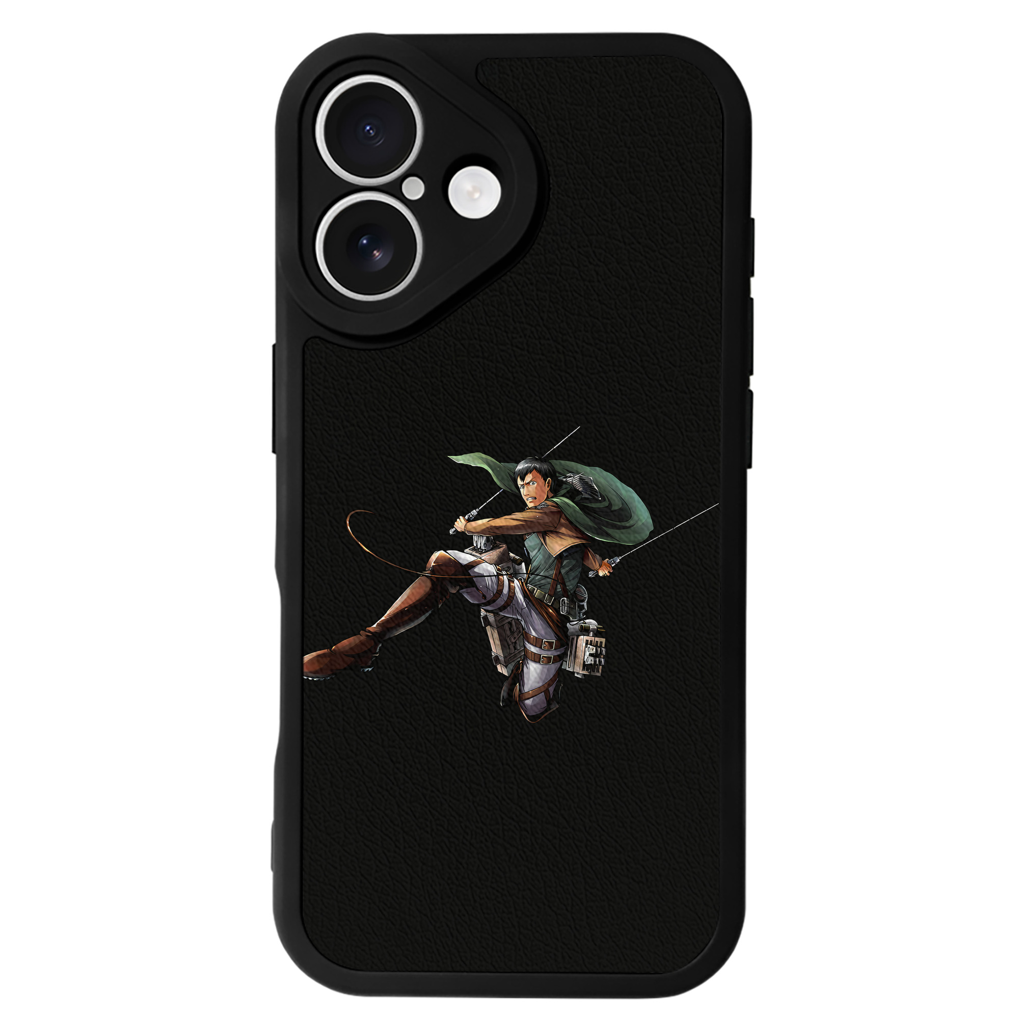（画像用） 進撃の巨人 ベルトルト・フーバー Attack on Titan Bertholdt Hoover 【iPhone 16シリーズ対応】シリコンスマホケース（レザー調） 材質：シリコン